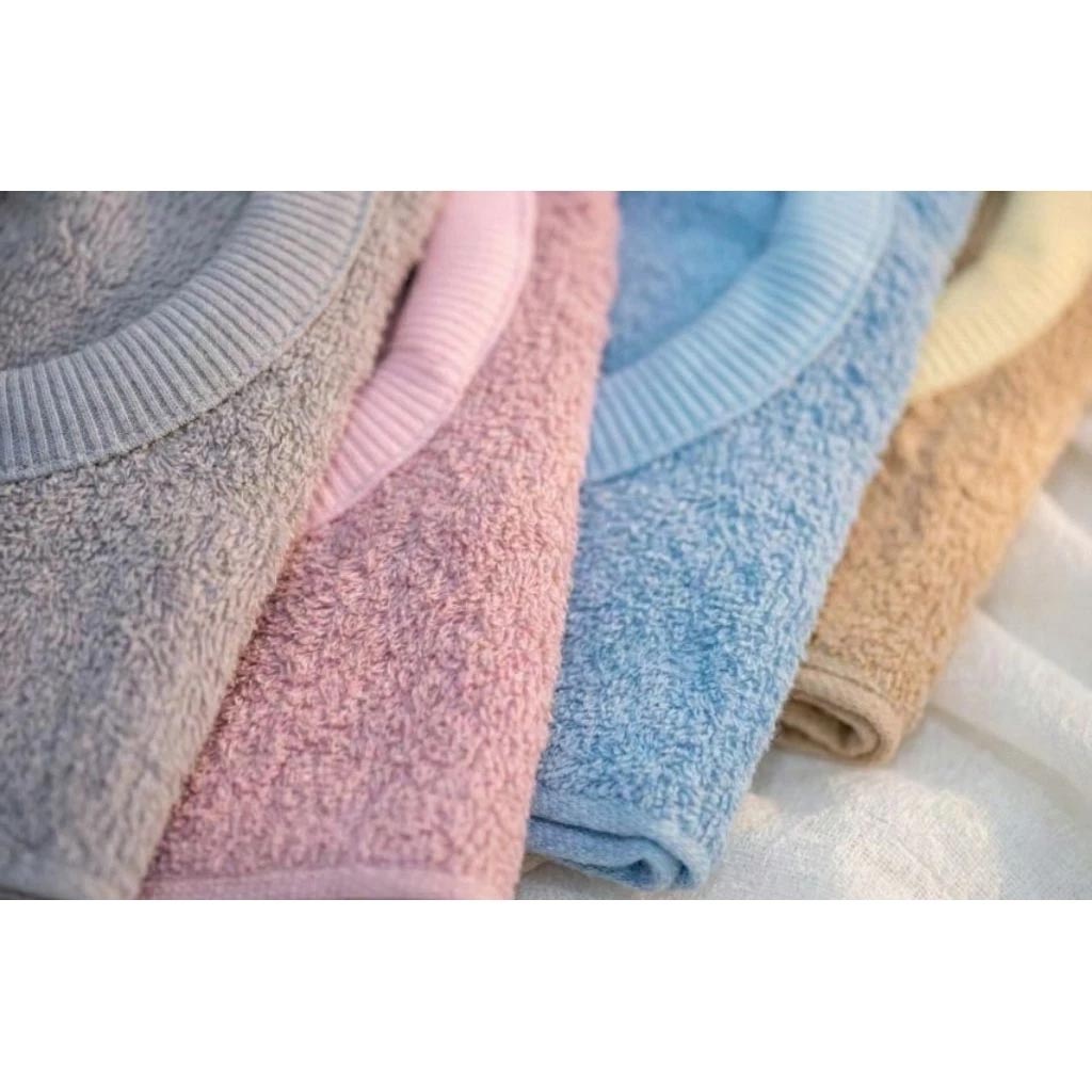 [Kaimei Cotton Industry] 4 in the group, random and excellent, MIT made in Taiwan, 28 taels thick, pure cotton breathable adult bib/spit napkin, exquisite satin plain color, , large