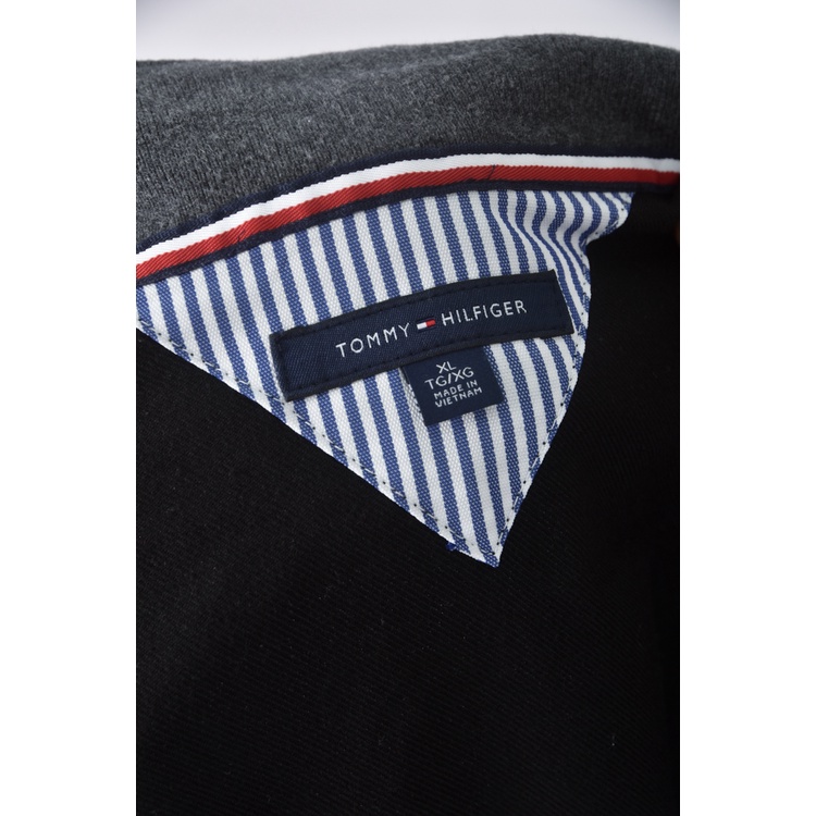 (XL) tommy hilfiger高領拉鍊黑色外套二手衣, , large