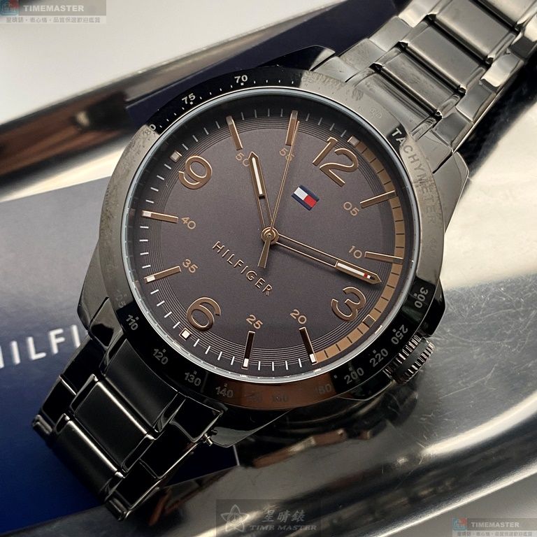 [星晴錶業]TommyHilfiger手錶,46mm,TH00039槍灰色錶面槍灰色錶殼槍灰色精鋼錶帶款, , large