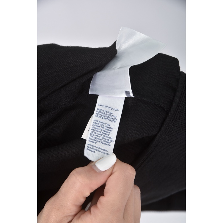 (XL) tommy hilfiger高領拉鍊黑色外套二手衣, , large