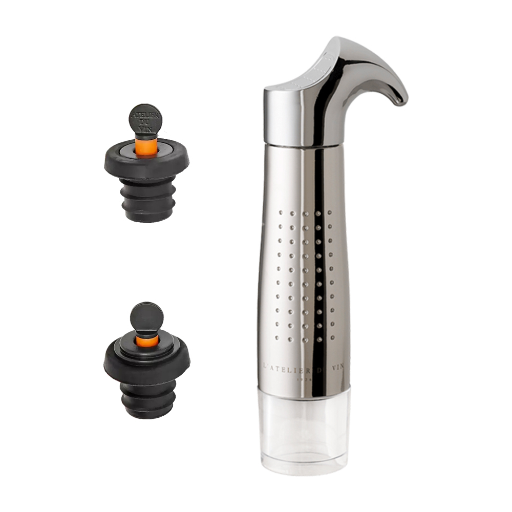 LDV-Gard vin ON/OFF真空保存組-亮鉻, , large