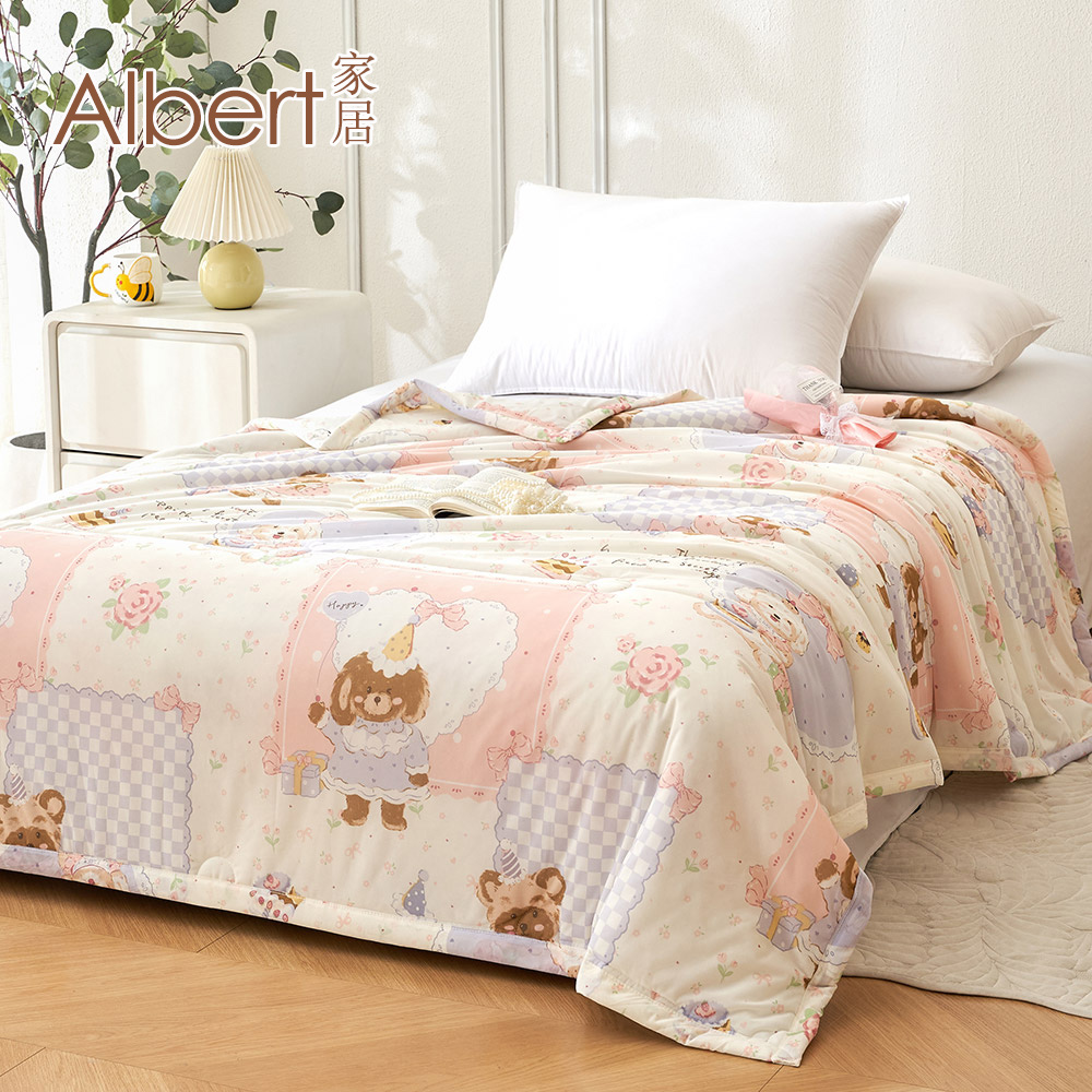 【Albert bedding】Cooling Quilt_print, , large