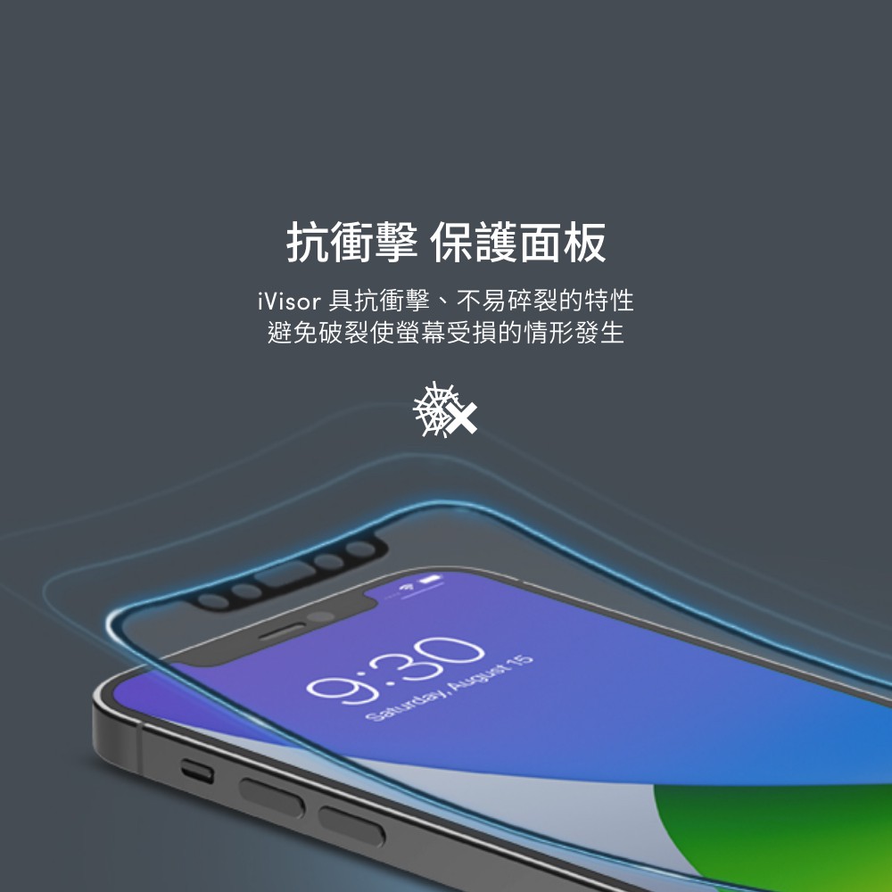 Moshi iVisor AG for iPhone 12/12 Pro 易安裝觸控螢幕防眩保護貼, , large