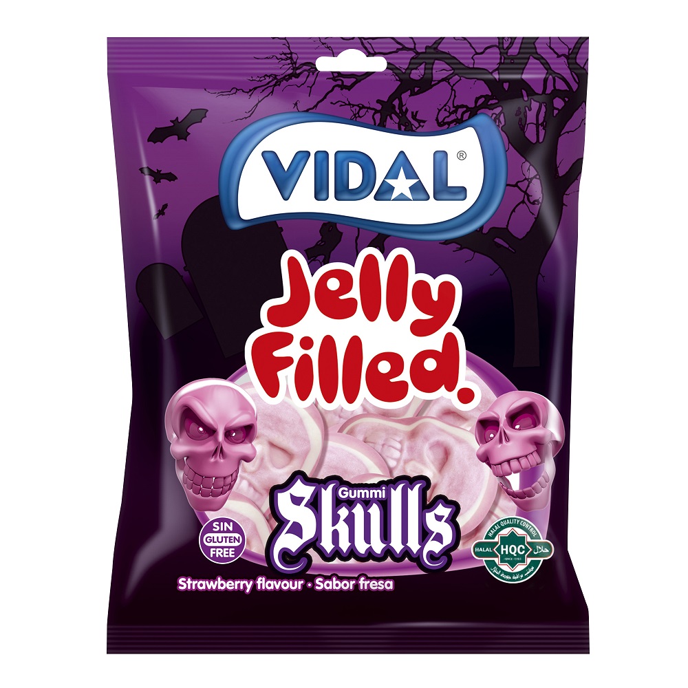 VIDAL維多寶萬聖節骷髏頭造型軟糖