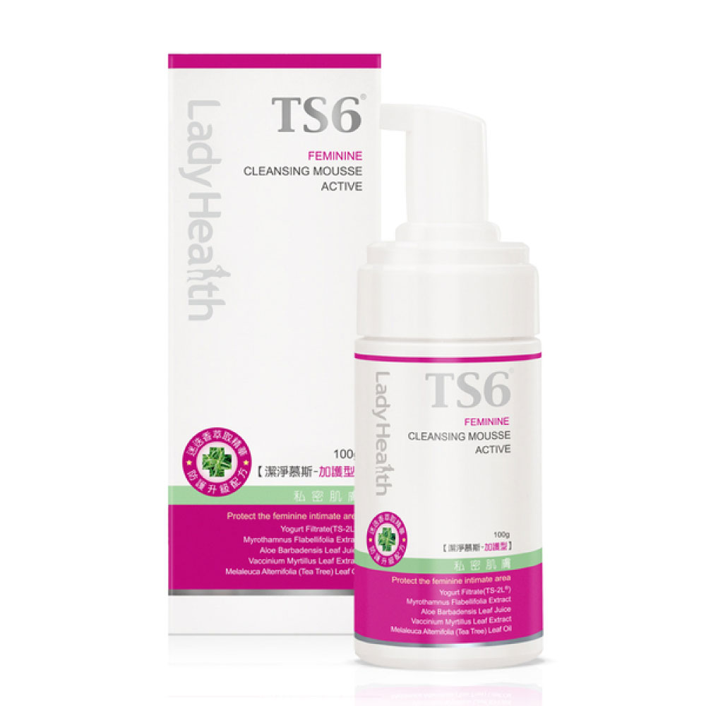 TS6 Feminine Cleansing Mousse Active, , large