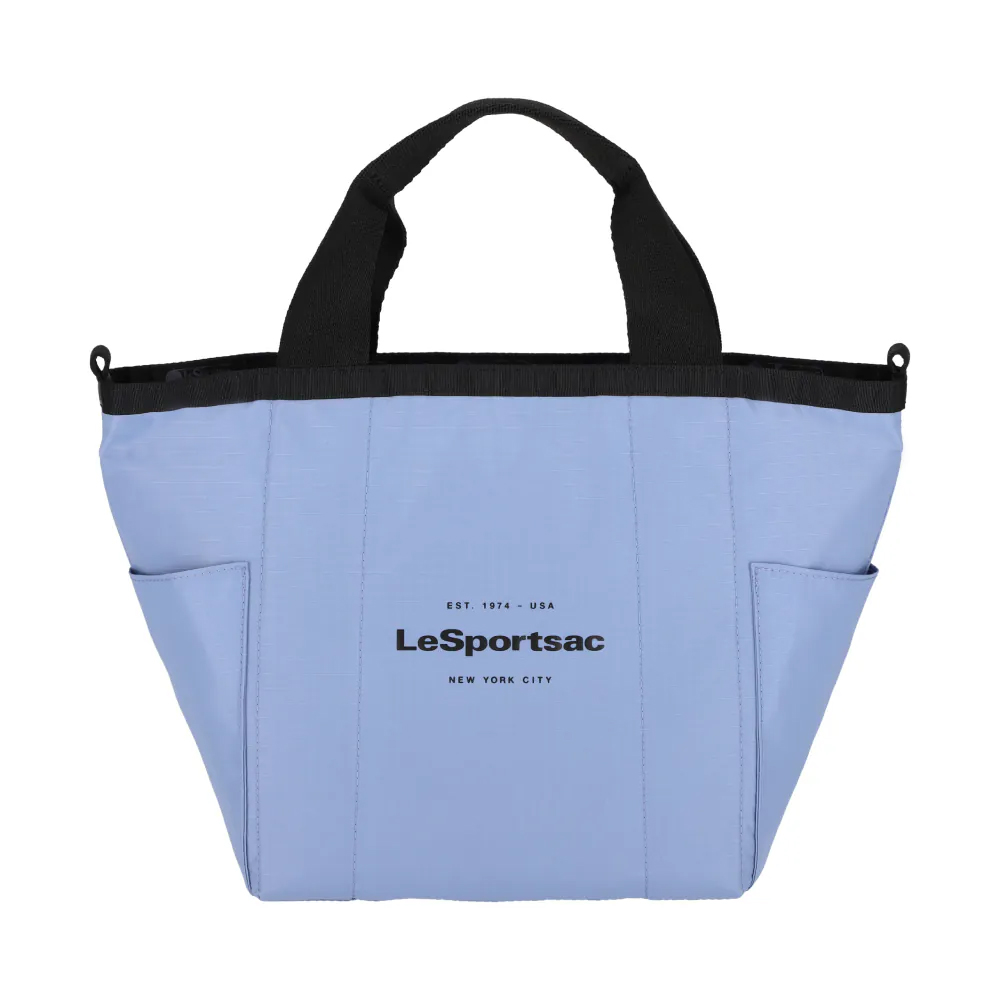 Lesportsac 小型雙面托特包 手提袋 便當袋 送禮 禮物 女包 男包 情人節禮物(雲霧藍)L252-1041N-LC47, , large