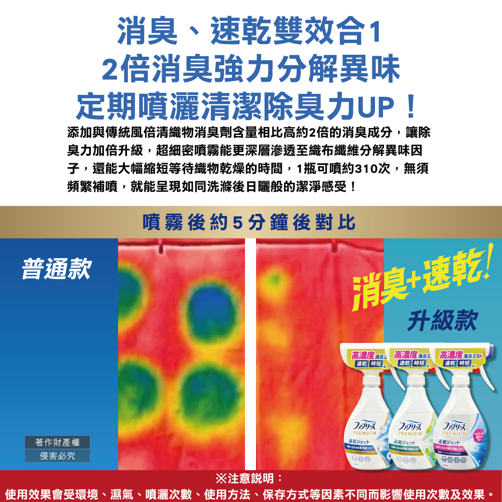 Febreze Quick Drying Jet 320ml Green Gold, , large