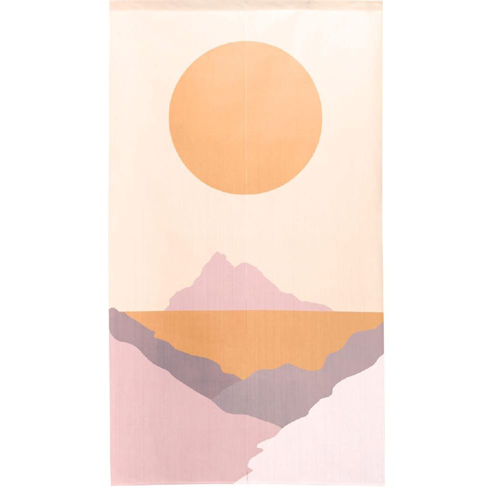 日本製【コスモ】長門簾《夕映群山》, , large