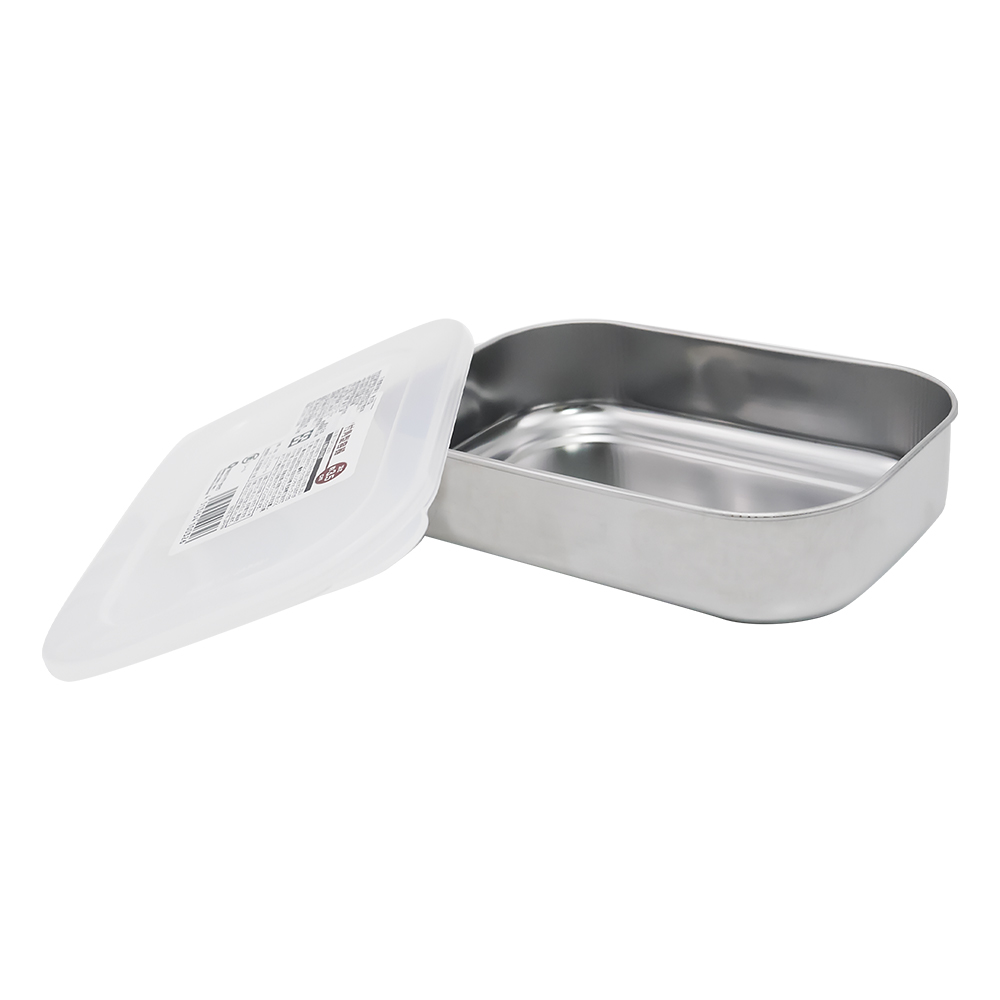 日本製不鏽鋼保鮮盒-長方型-15cm-300ml-3入, , large