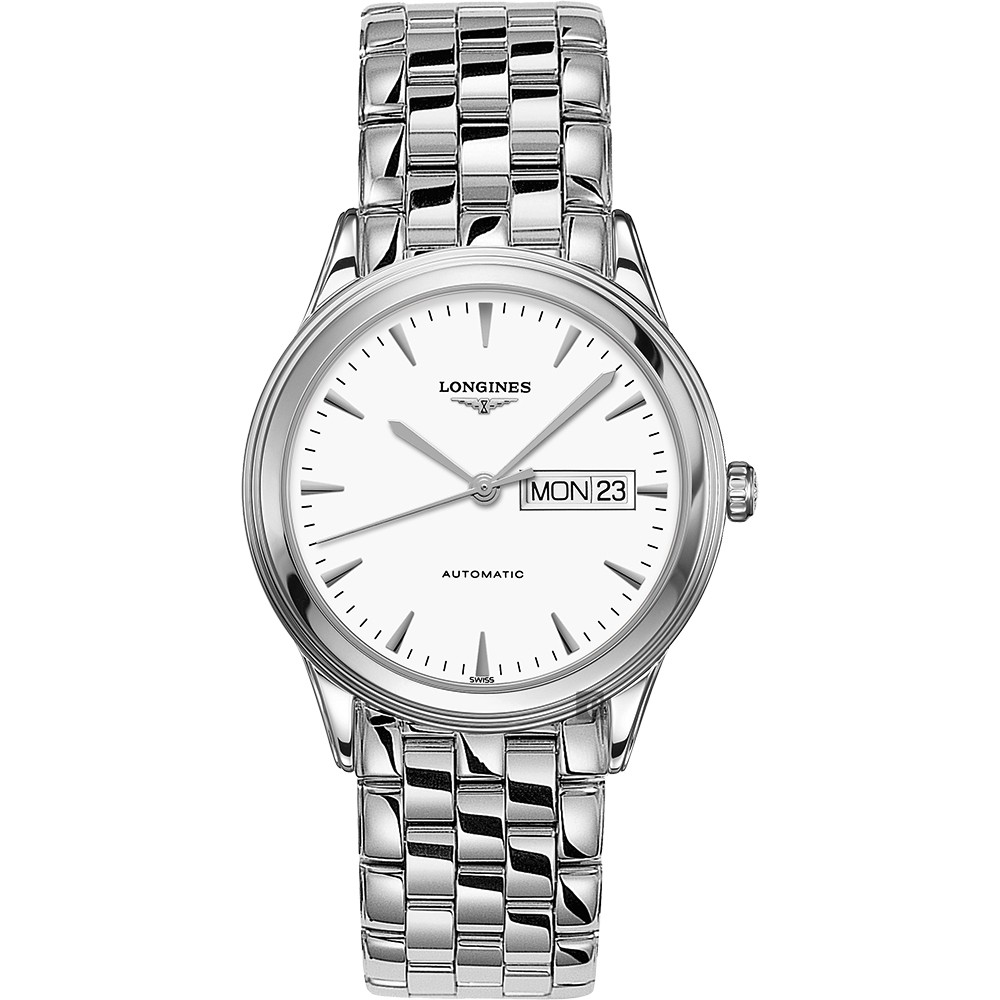 LONGINES 浪琴 Flagship 旗艦經典機械錶-銀/38.5mm L48994126, , large