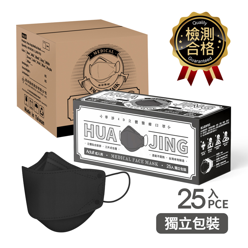 4D Face Mask  For  Adults-Lake Black, , large