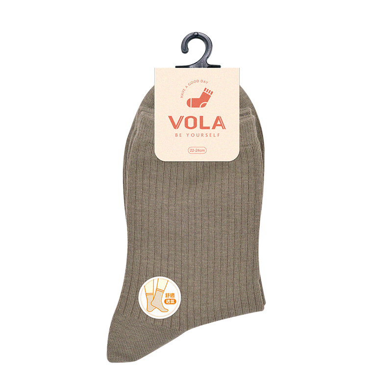 百搭3/4直紋襪, , large