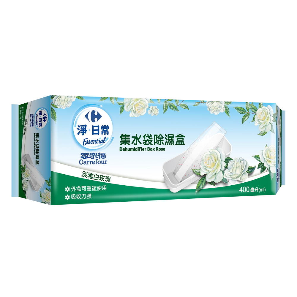 家樂福白玫瑰集水袋除濕盒, , large