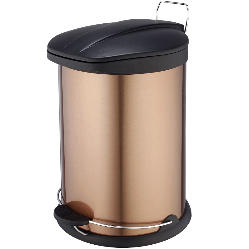 Stainless steel trash 12L, , large