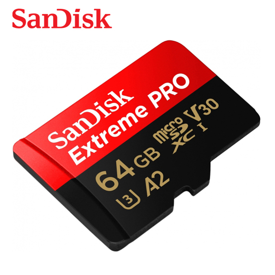 【SanDisk】 Extreme PRO 64G UHS-I U3 A2 V30 microSDXC 記憶卡, , large