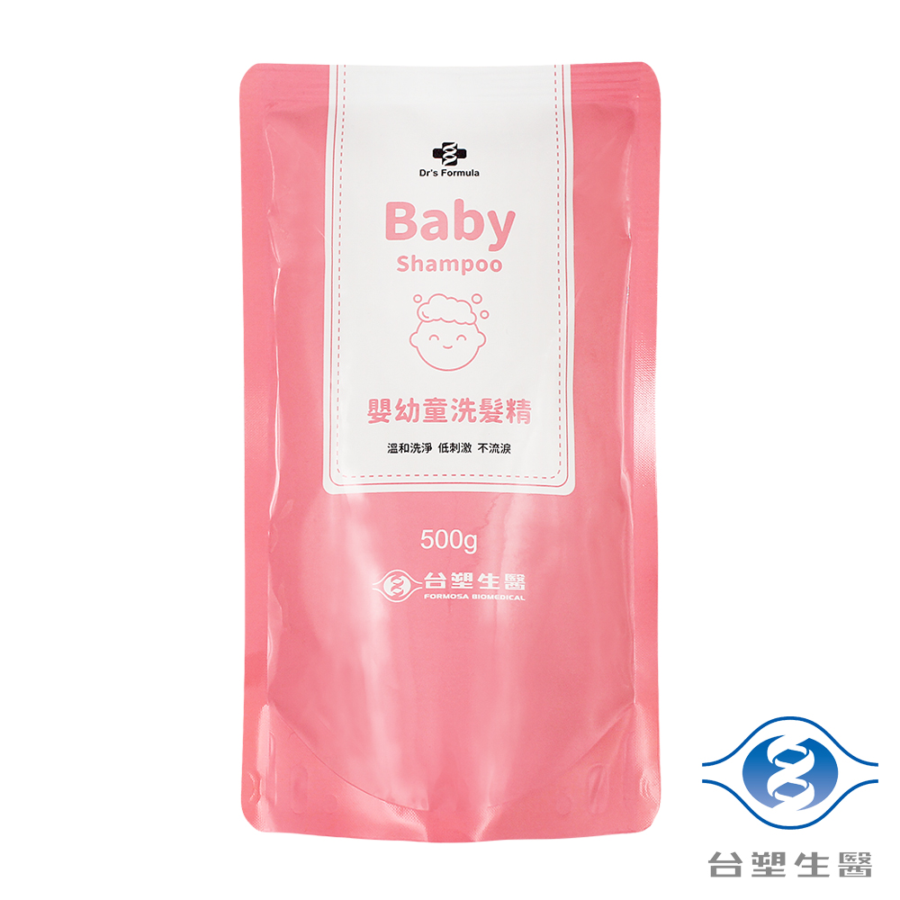 [淳安] 台塑生醫 嬰兒 沐浴精 補充包 500g X 5包 + 嬰幼童 洗髮精 補充包 500g X 1包 免運費, , large