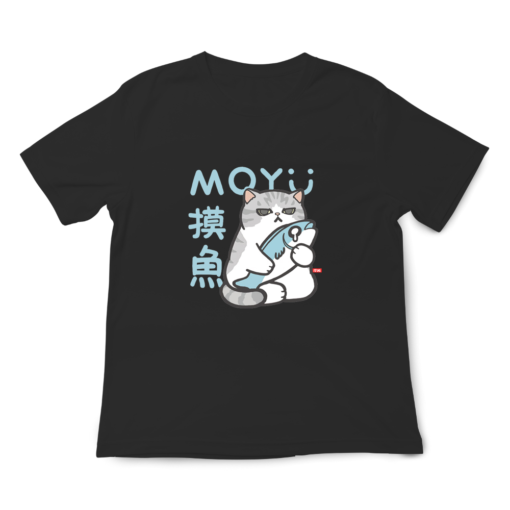 JZ TEE Cat - Slacking Graphic Tee, , large