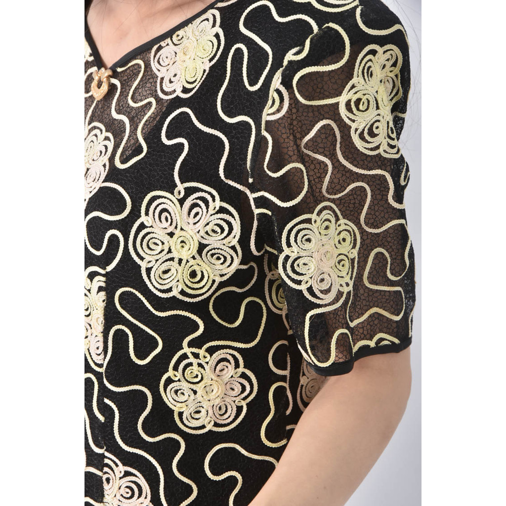 (S) jin ping圖䲢黑色洋裝二手衣, , large