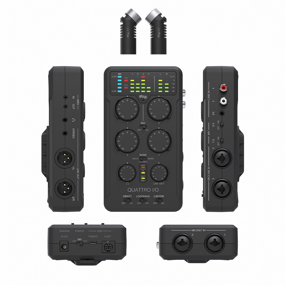 IK Multimedia iRig Pro Quattro I/O 行動錄音介面【敦煌樂器】, , large