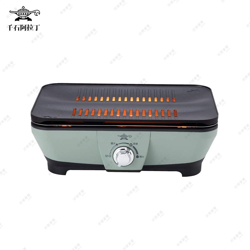 【可易家電】日本千石阿拉丁 瞬熱減煙迷你烤盤 CAG-MG7T (贈義大利Trebonn削皮刨絲器), , large