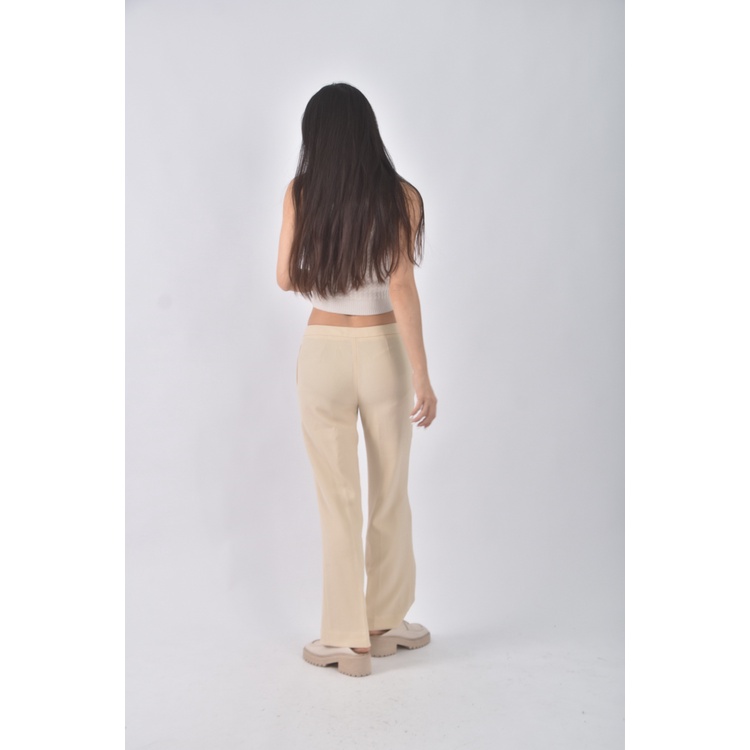 (L) mastina質感杏色長褲二手衣, , large