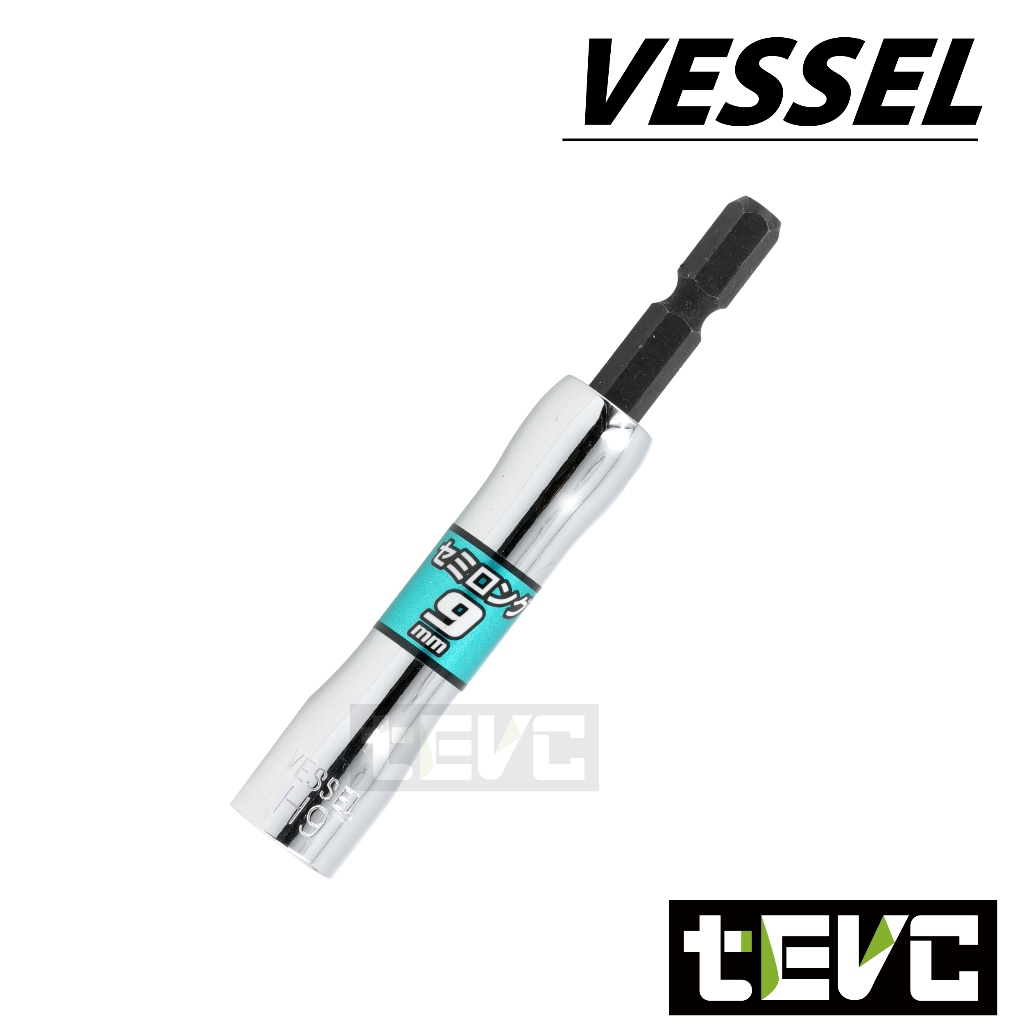 《tevc》日本 VESSEL 六角柄 SL系列 40V起子套筒 高扭-15mm, , large