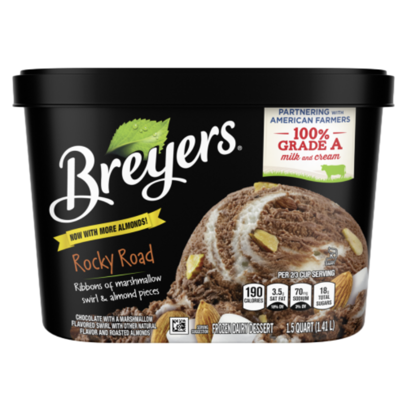 Breyers Rocky Road, , large