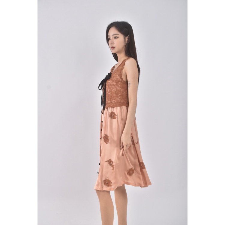 (S) cynthia rowley無袖橘色洋裝二手衣, , large