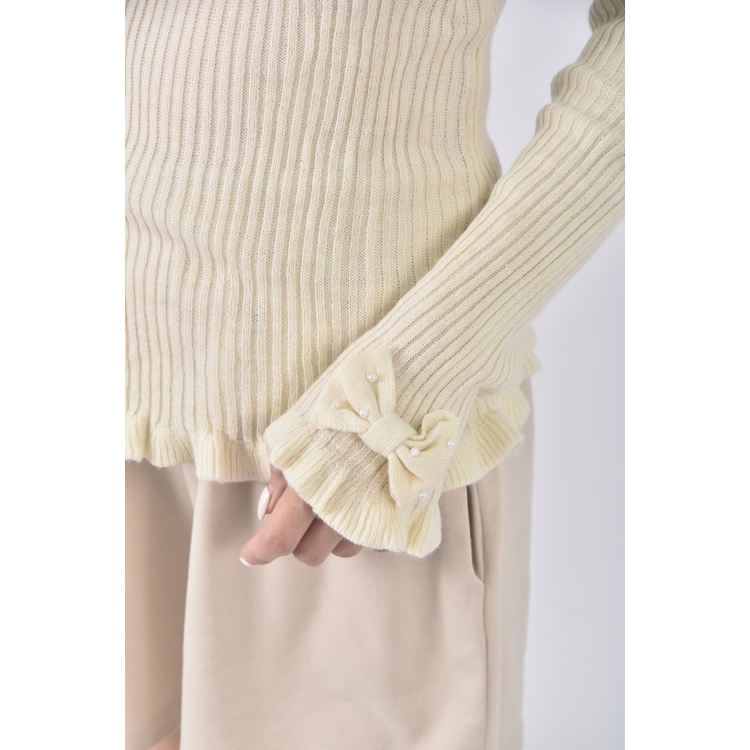 (S) liz lisa高領杏色長袖上衣二手衣, , large