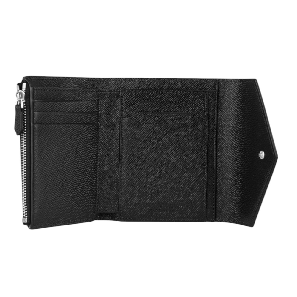 Montblanc 萬寶龍 Sartorial 匠心系列三折信封式短夾/黑色, , large