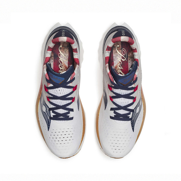 Saucony Endorphin Speed 4 男 慢跑鞋 輕量競速跑鞋 波士頓限定 白銀 [S20940-75], , large