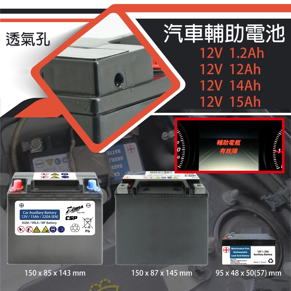 Auxiliary battery Benz 12V1.2Ah Mercedes CLA 45 AMG /CLA200 /CLA220 /CLA250 car auxiliary battery, , large