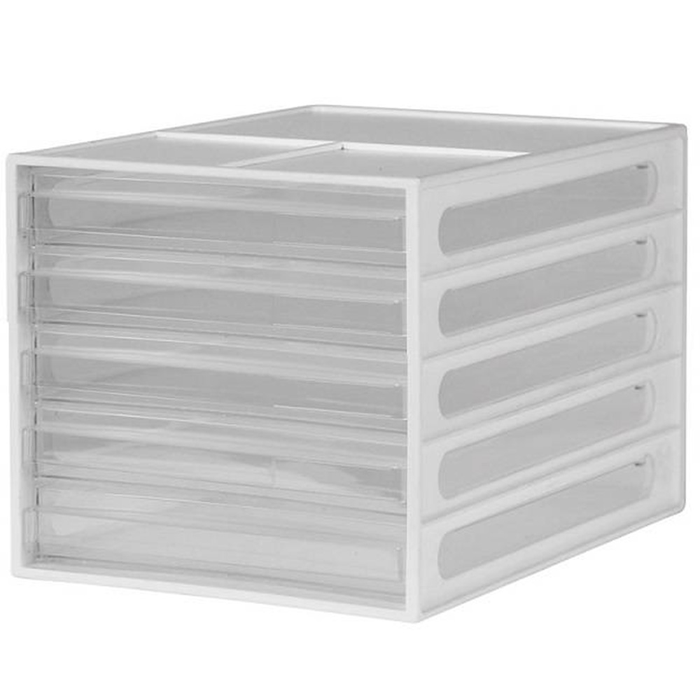 【龍品文創】樹德 DD-1205 桌上型資料櫃-白-1個, , large