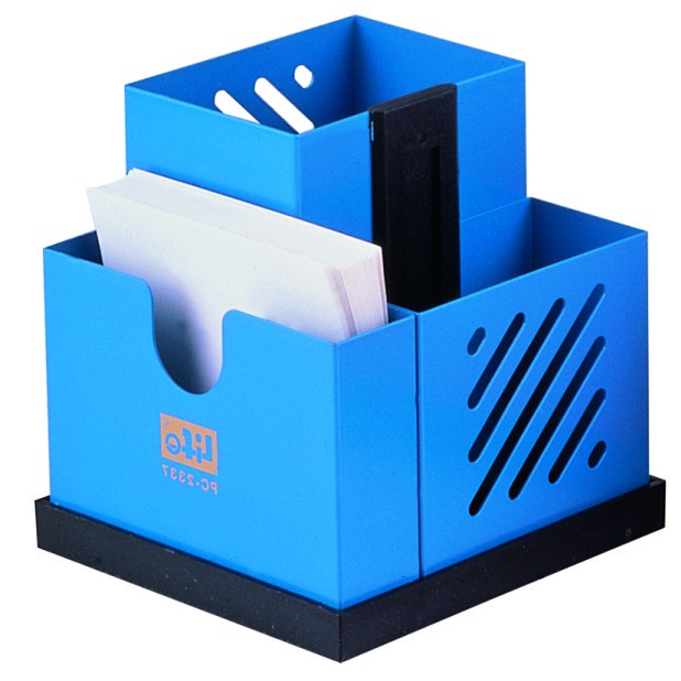 徠福 Life 鐵製多用途筆筒(NO.2337), , large