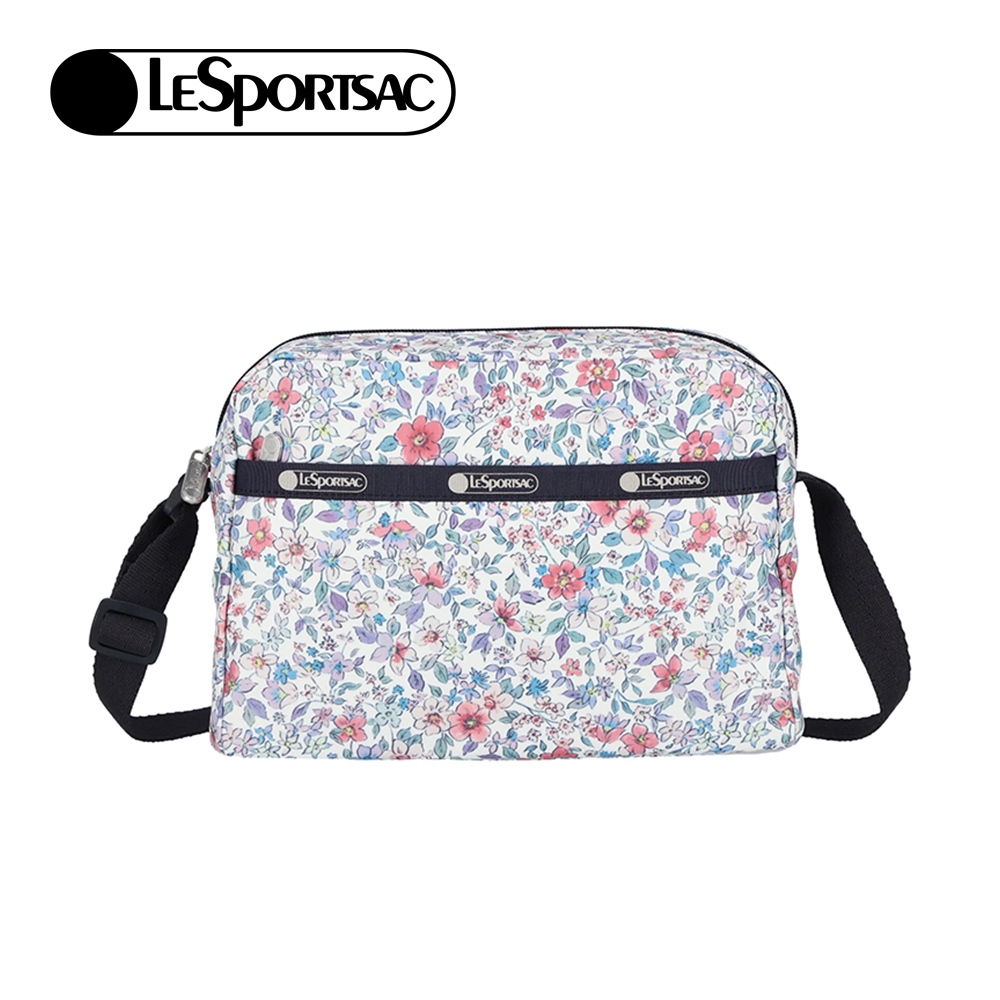 |快速出貨|Lesportsac Daniella Crossbody 拉鍊斜背包 側背包 - 織錦花語, , large