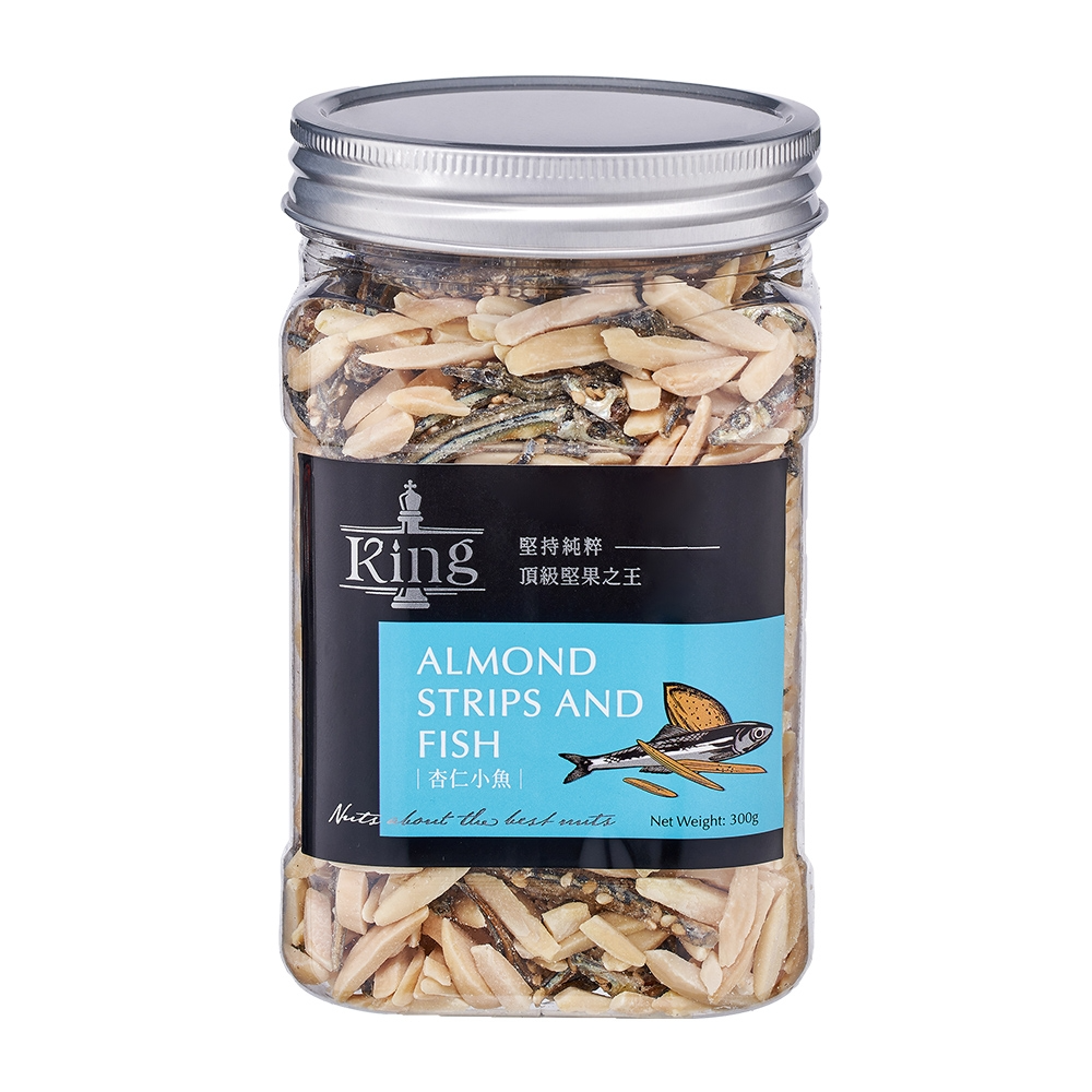 KING杏仁小魚罐300g