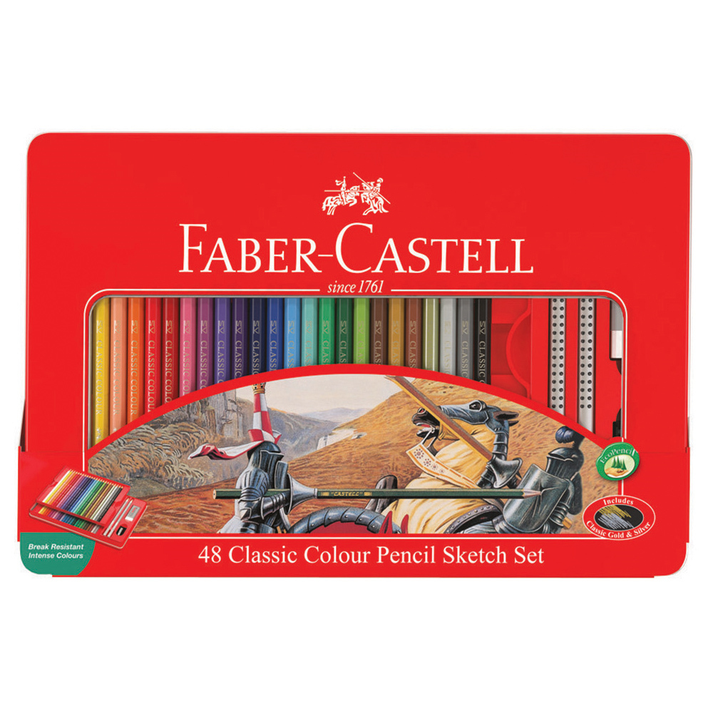 【龍品文創】輝柏 Faber-Castell   48色油性色鉛筆 115849, , large