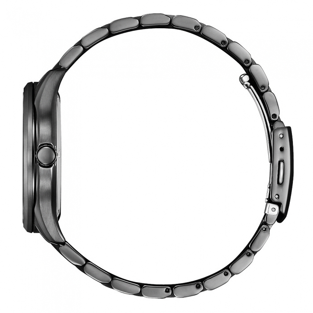 CITIZEN 星辰 光動能城市手錶-黑 BM7565-80E, , large