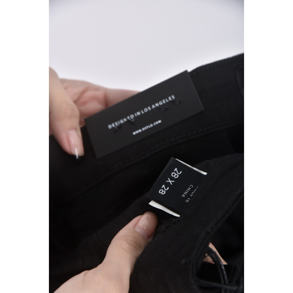 (M) dstld質感黑色長褲二手衣, , large