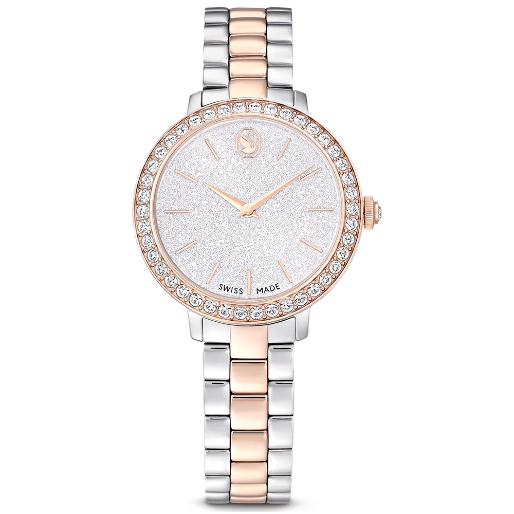 SWAROVSKI 施華洛世奇 Matrix 璀璨水晶手錶 女錶-30mm(5715028), , large