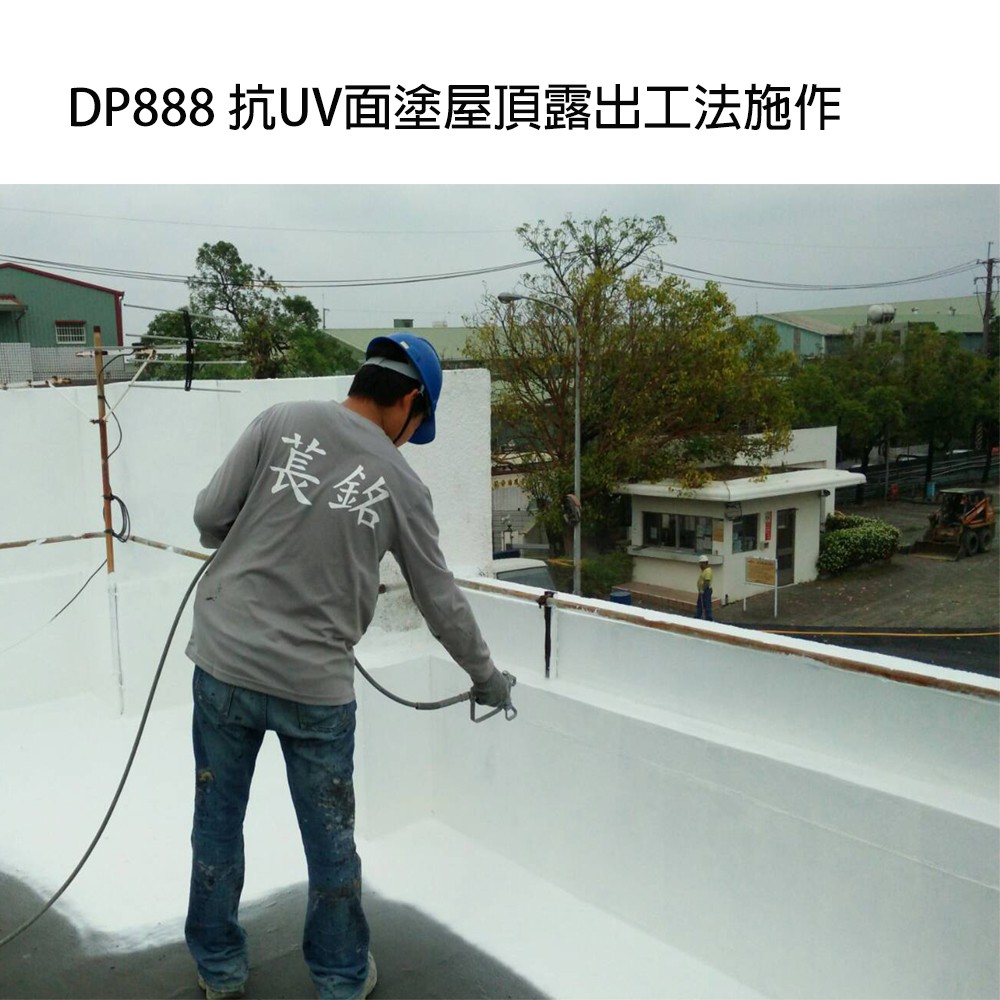 [樂施達]佐禾 邁克漏 彈性防水遮熱抗UV面漆（DP888）, , large