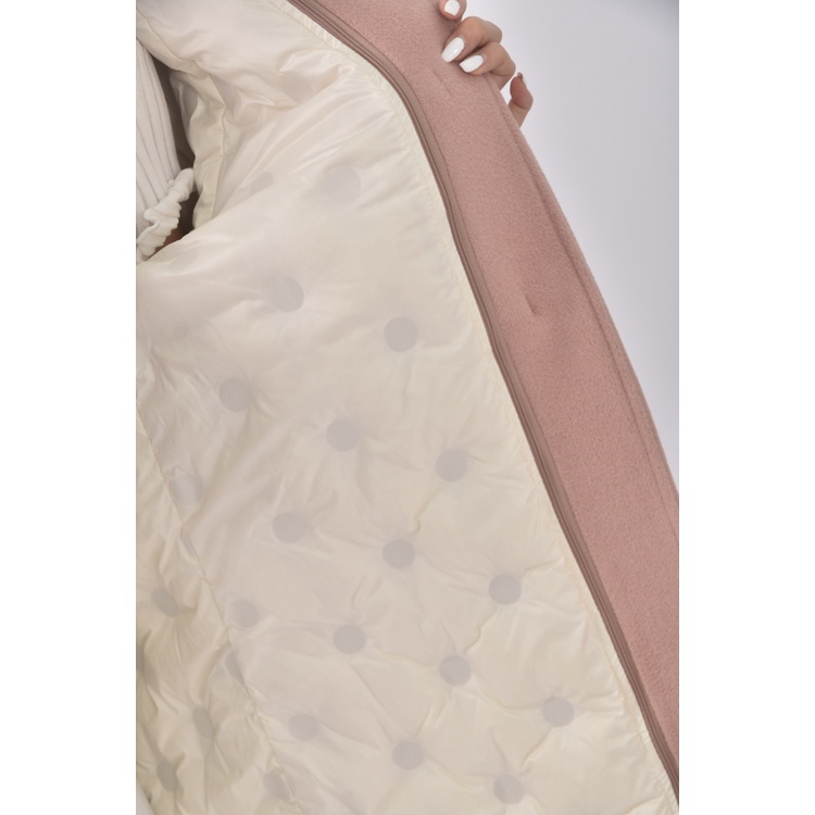 (M) 質感兩件式粉色外套二手衣, , large