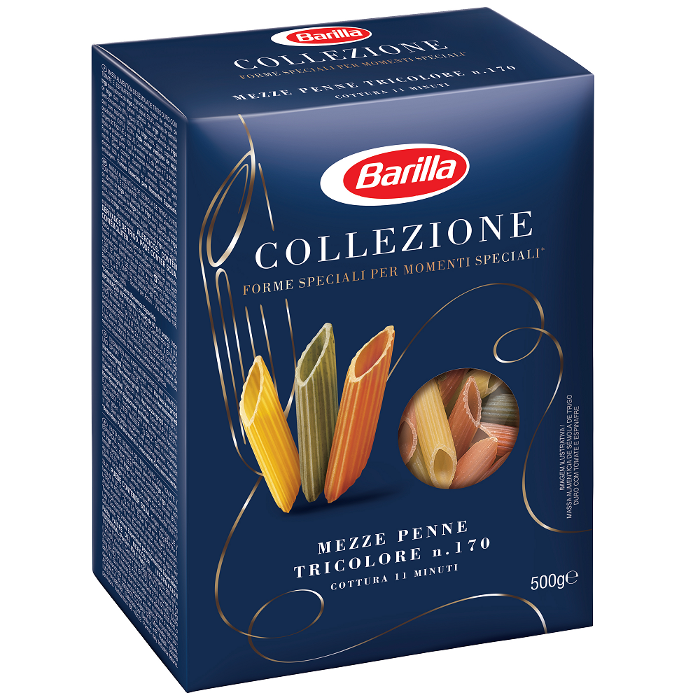 Barilla義大利三色筆管麵 N.170, , large