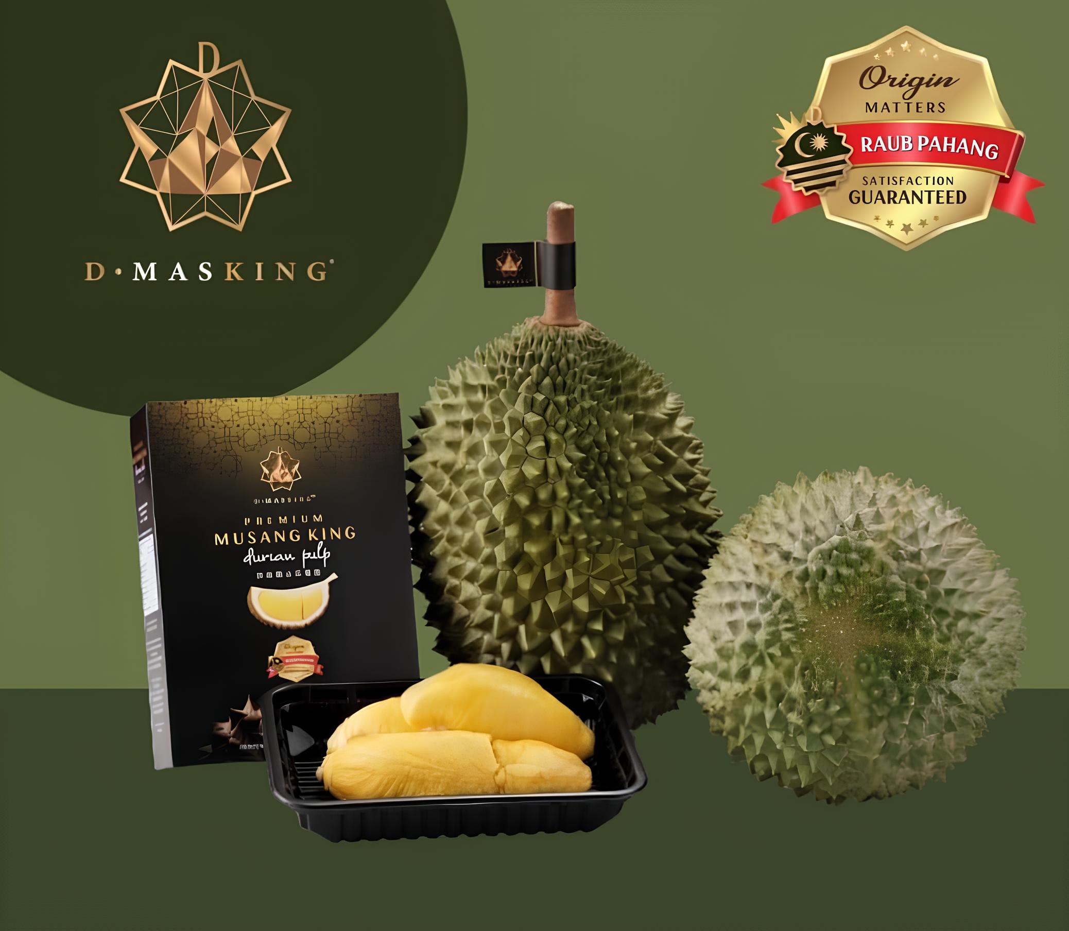 【榴槤大哥 D.MasKing】The Only Certified Malaysia Raub Musang King Durian x2 Box