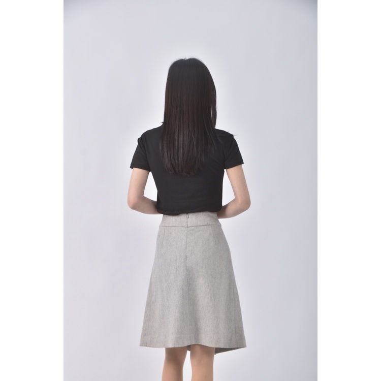 (XL) o girl質感灰色短裙二手衣, , large