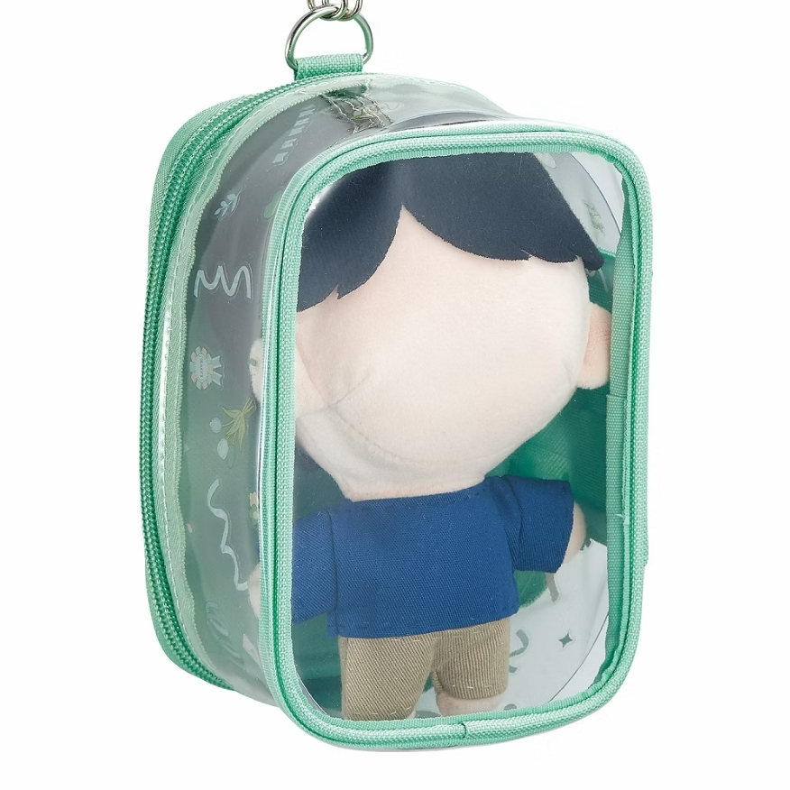 日本 LIHIT LAB myfa 多用途娃娃包 透明娃包 遛娃包 曬娃包 痛包 收納包中-紫(A-3305), , large