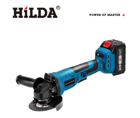 【HILDA】希爾達電動工具 21V 雙電 鋰電充電式 無線砂輪機 HL21-GD2