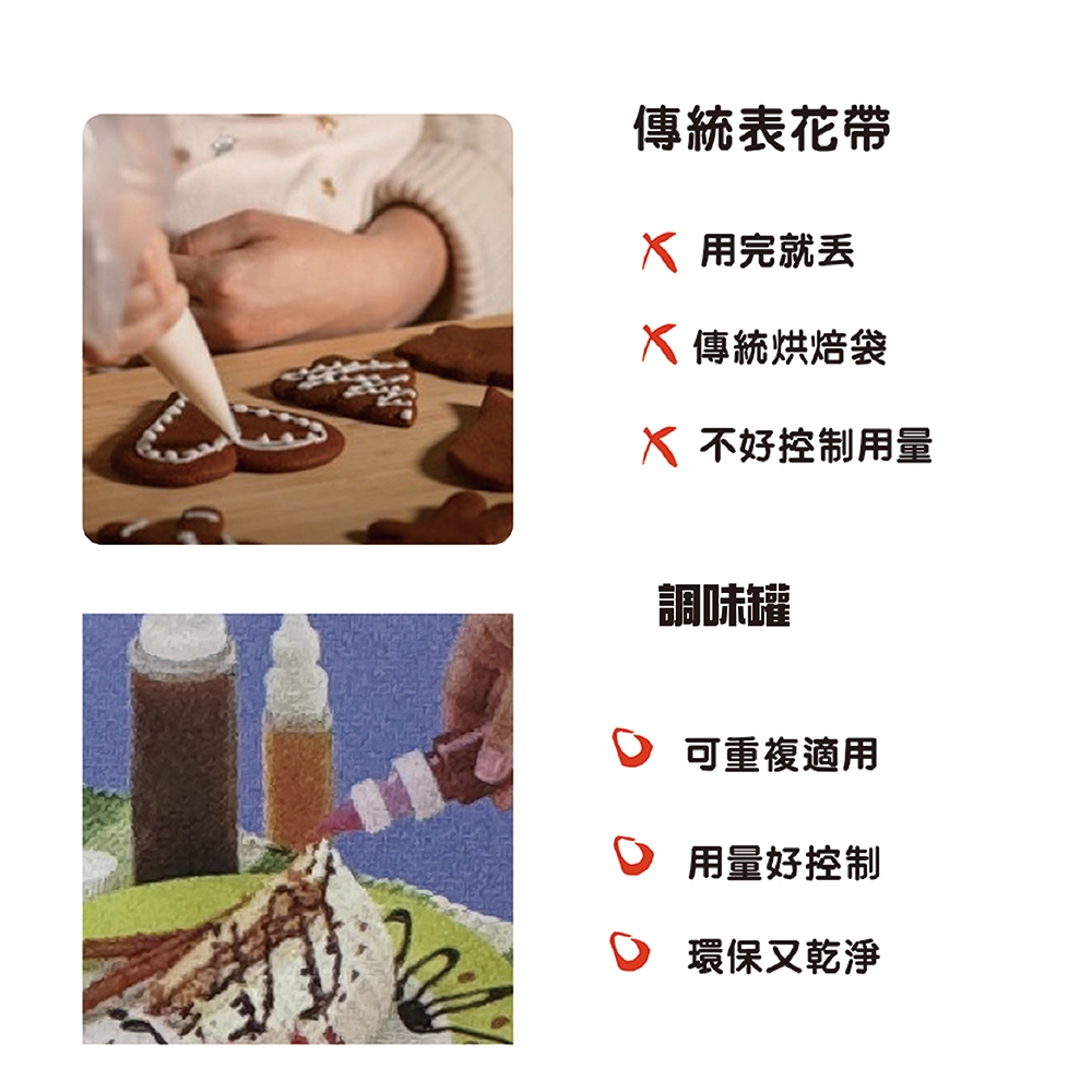 GS MALL 台灣製造 一組2入 調味料罐 調味罐 調味工具 烘焙罐 擠壓瓶 調味瓶 辣椒罐 調味料盒 料理盒, , large