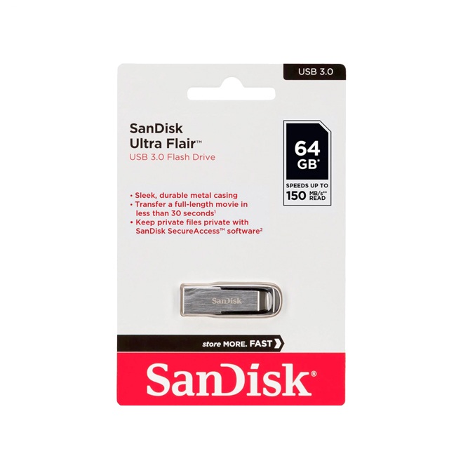 【SanDisk】Ultra Flair CZ73 64G USB 3.0  隨身碟 高速 150MB/s, , large