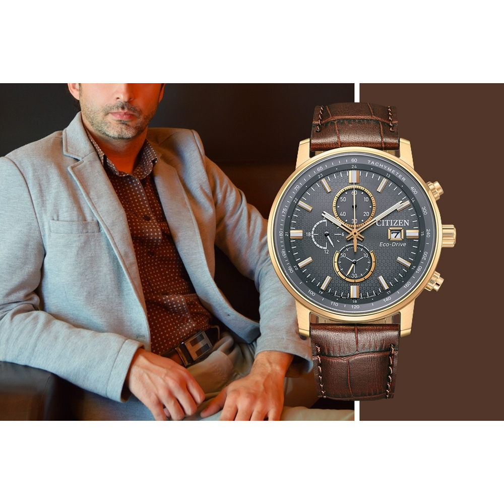 CITIZEN 星辰 亞洲限定 情人節推薦款 光動能計時手錶 CA0843-11H, , large